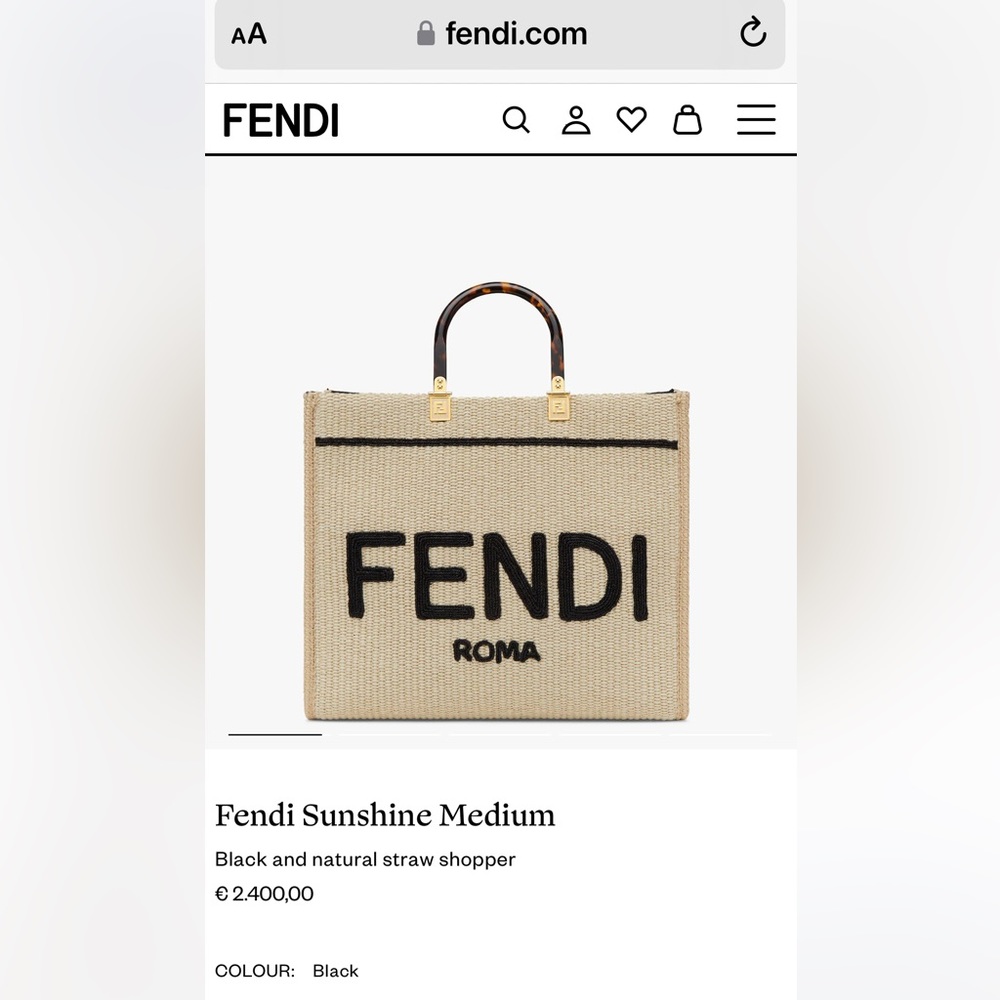 Fendi Sunshine Bag
